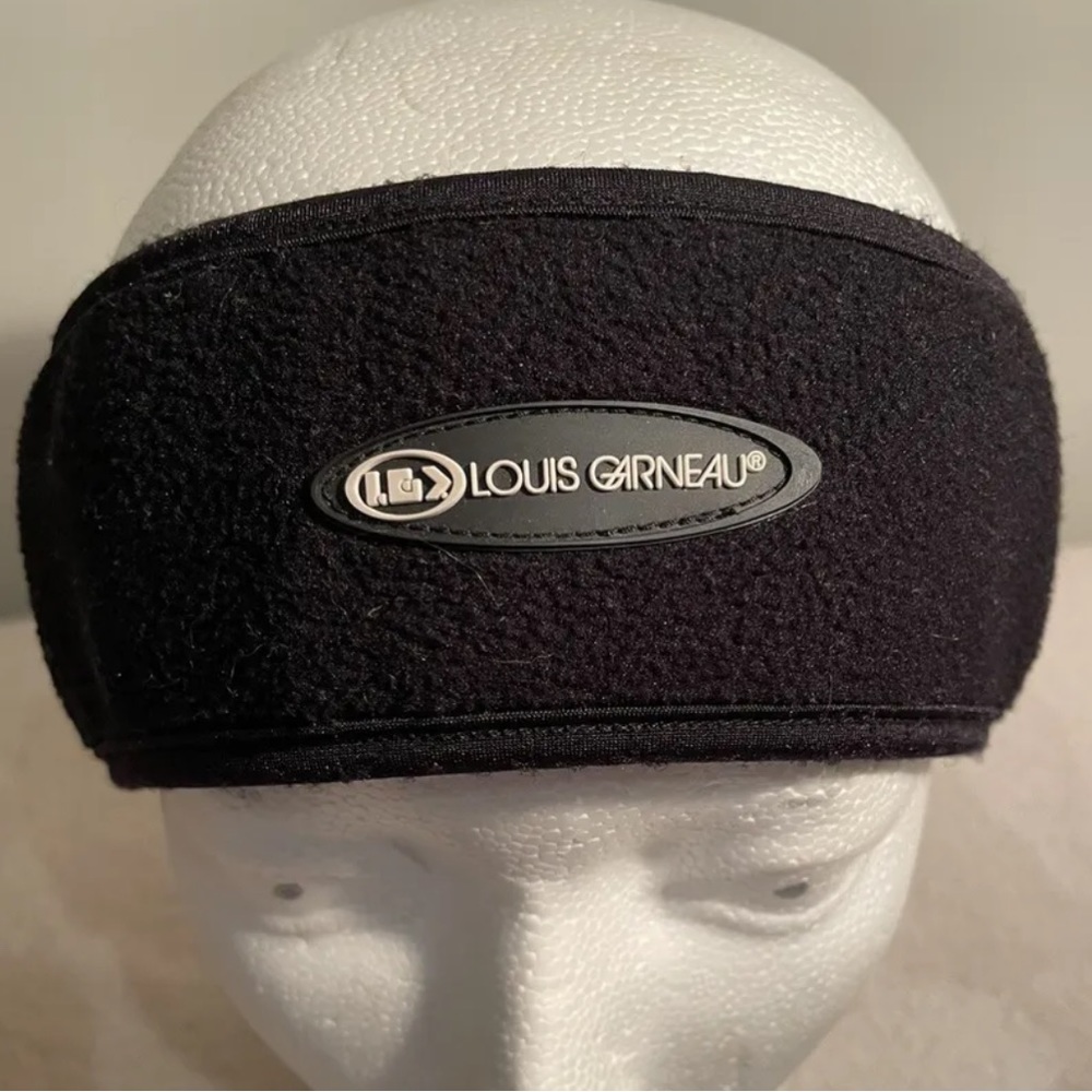 Vintage LG Louis Garneau Fleece Reversible Headband Ski Adjustable
